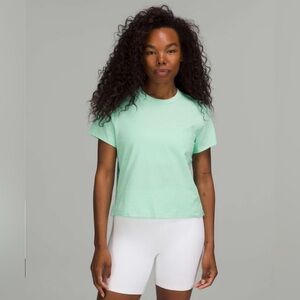 Lululemon Classic-Fit Cotton-Blend T-Shirt
Wild Mint size 4